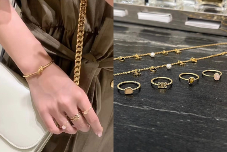 CELINE「凱旋門戒指」千元入手！新上架「戒指套組」CP值超高，細節、價格一次看