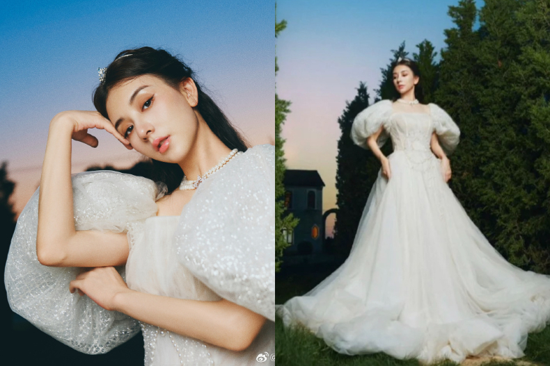 郭富城愛妻30歲帶球閃嫁！結婚6年赴歐「補拍婚紗照」，方媛一身「香檳色禮服」美翻