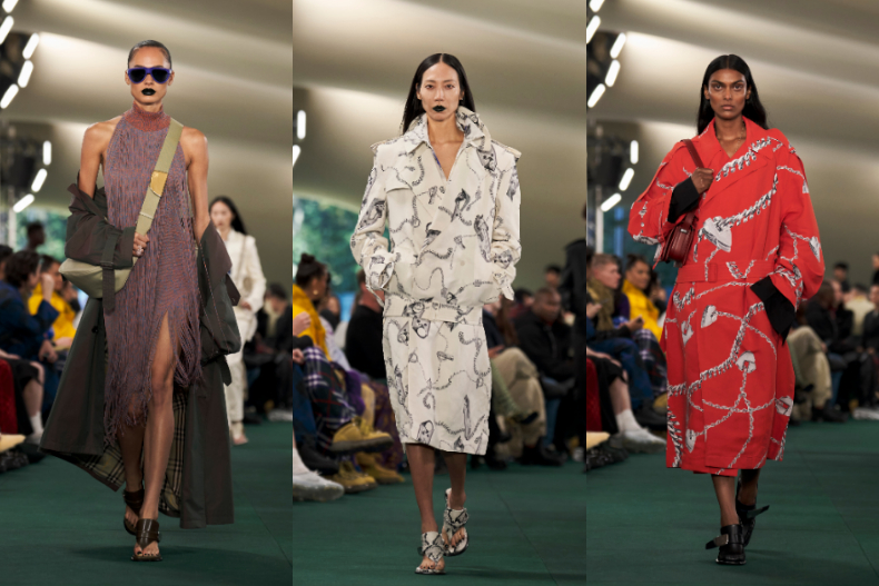 重新定義夏天！Burberry 2024春夏系列「低腰風衣」現身，倫敦地鐵站突換 騎士藍招牌