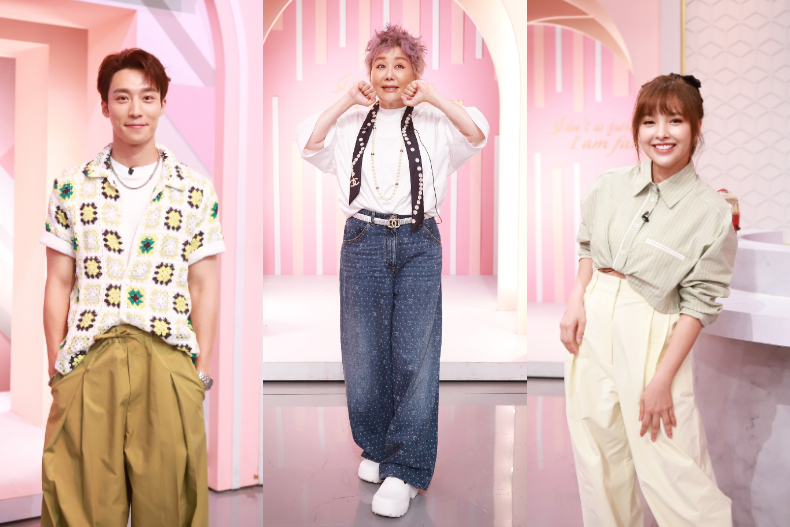 ▲女大主持人（由左至右）：卞慶華、藍心湄、徐凱希