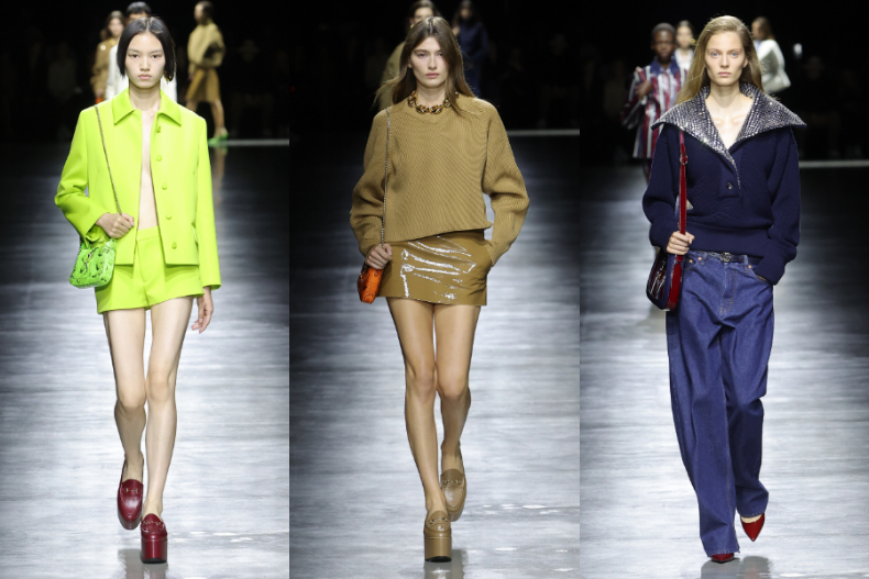【直擊】GUCCI 2024春夏秀卡是「紅包」？新總監擁抱極簡風，米蘭大雨讓場外自成伸展台