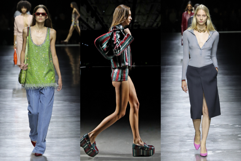 【直擊】GUCCI 2024春夏秀卡是「紅包」？新總監擁抱極簡風，米蘭大雨讓場外自成伸展台