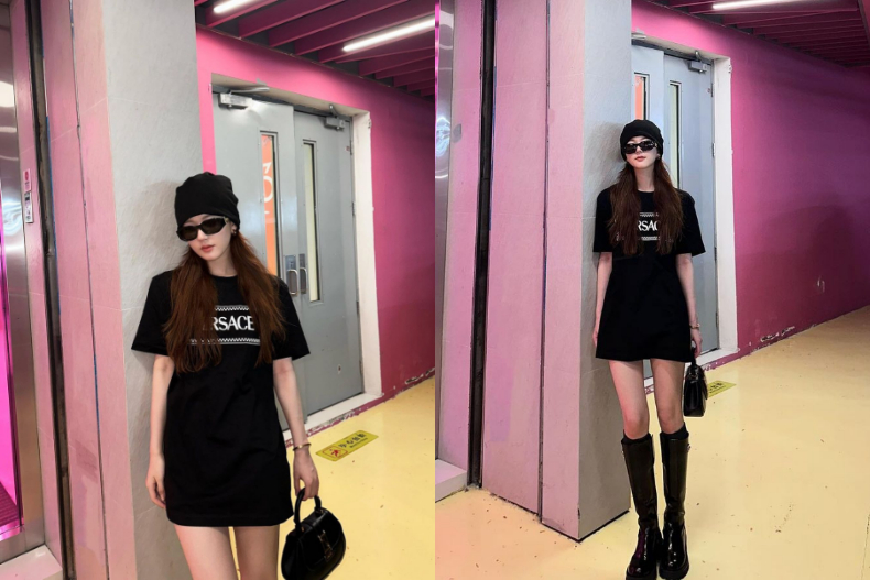 「人間MIU MIU」是顏值天花板！潤娥「逆齡美貌」秒贏小14歲女星，她黑絲＋黑靴性感誘人