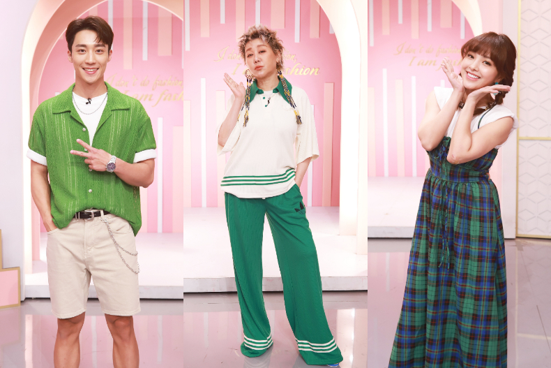 ▲女大主持人（由左至右）：卞慶華、藍心湄、徐凱希