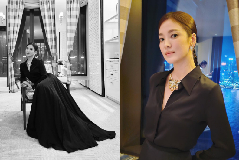 逆生長美貌！宋慧喬「白T＋牛仔褲」自拍少女感噴發，混搭百萬珠寶美到韓韶禧朝聖留言