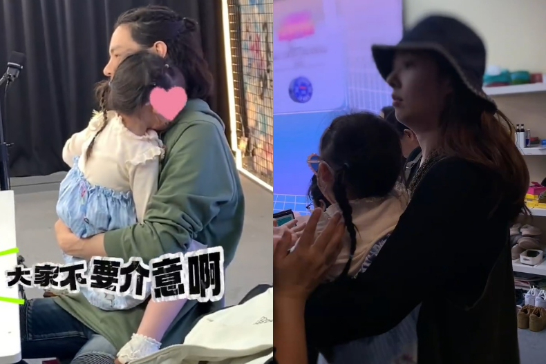 向佐抱女兒直播「收官方違規警告」！郭碧婷緊急安撫，網友大讚：寶寶這麼黏爸爸，平時肯定是寵娃魔人