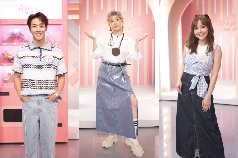 ▲女大主持人（由左至右）：卞慶華、藍心湄、徐凱希