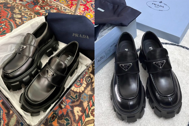 PRADA厚底樂福鞋