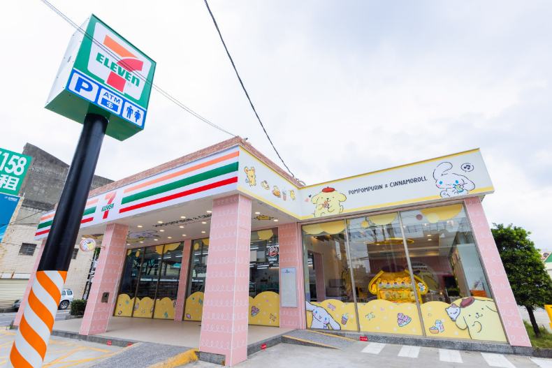 全台第一間「布丁狗＋大耳狗超商」過份可愛！日系圓招牌、布丁外牆、大頭燈箱超好拍