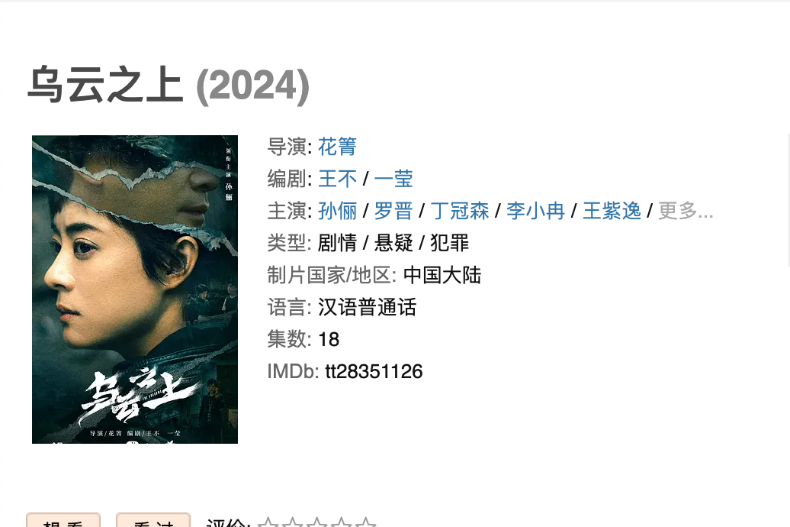 孫儷 羅晉 烏雲之上
