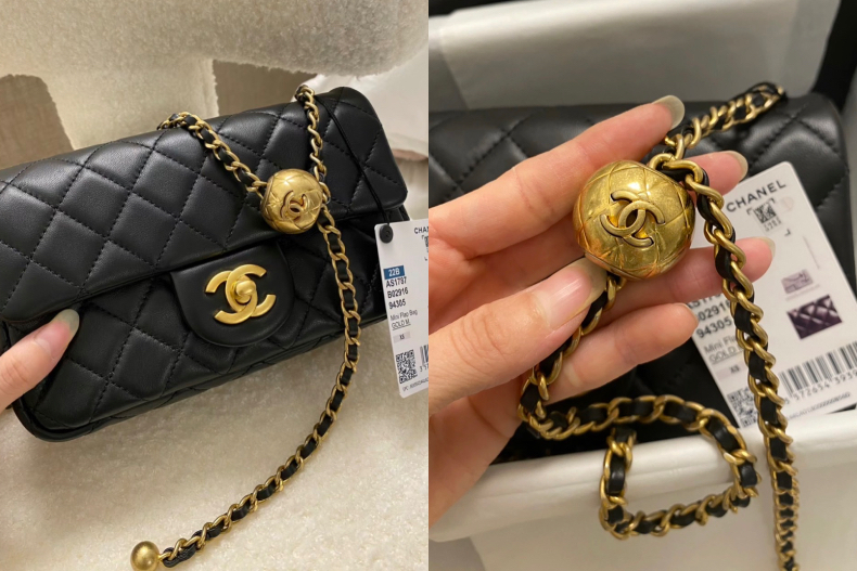 香奈兒小金球包
