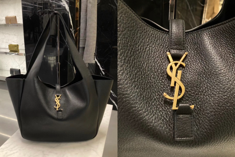 YSL BEA柔軟鹿皮手提袋