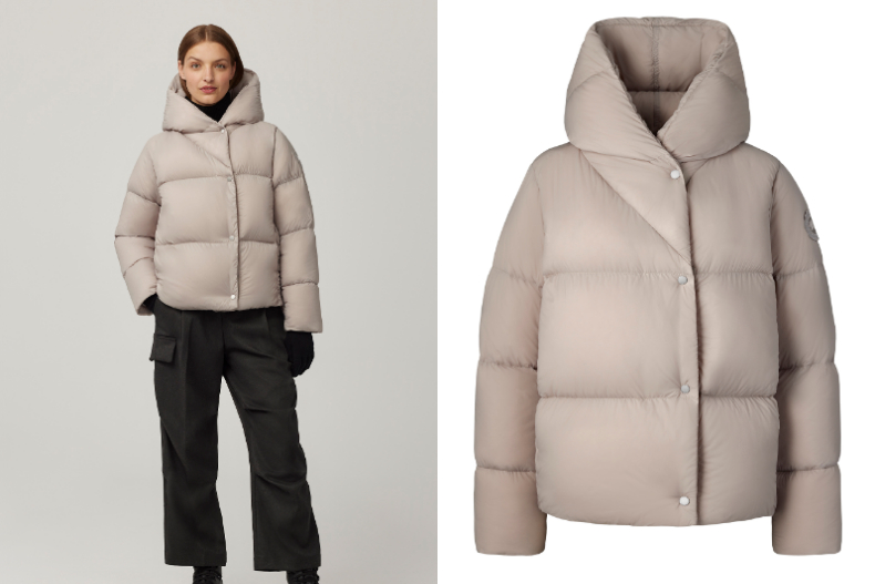 ▲秋冬保暖外套推薦：Canada Goose Rhoda 羽絨夾克