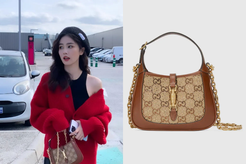 FotoJet - 2023-11-23T182516.787 - FotoJet - 2023-11-23T182516.787.jpg ▲白鹿精品包:GUCCI Jackie 1961 Crystal GG Mini肩背包