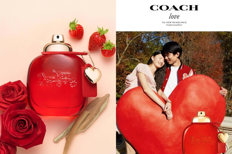 木質玫瑰香水推薦：COACH LOVE 時尚戀紅淡香精