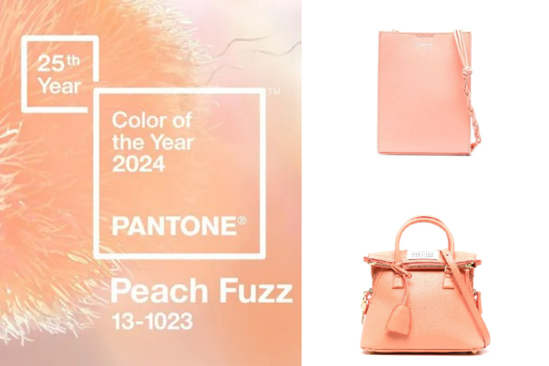 Pantone 2024年度代表色揭曉!柔和桃精品包推薦:托特包、肩背包又仙又美