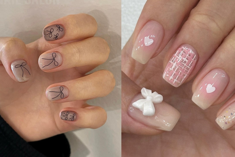 韓妞們都為「蝴蝶結美甲」淪陷啦!小紅書人氣指定,提升戀愛運首選「這款」