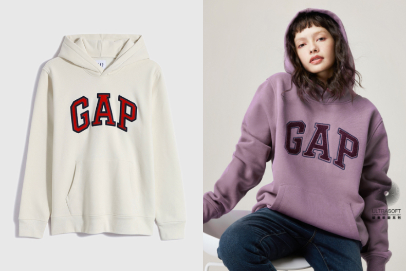 GAP特價區推薦2.Logo帽T