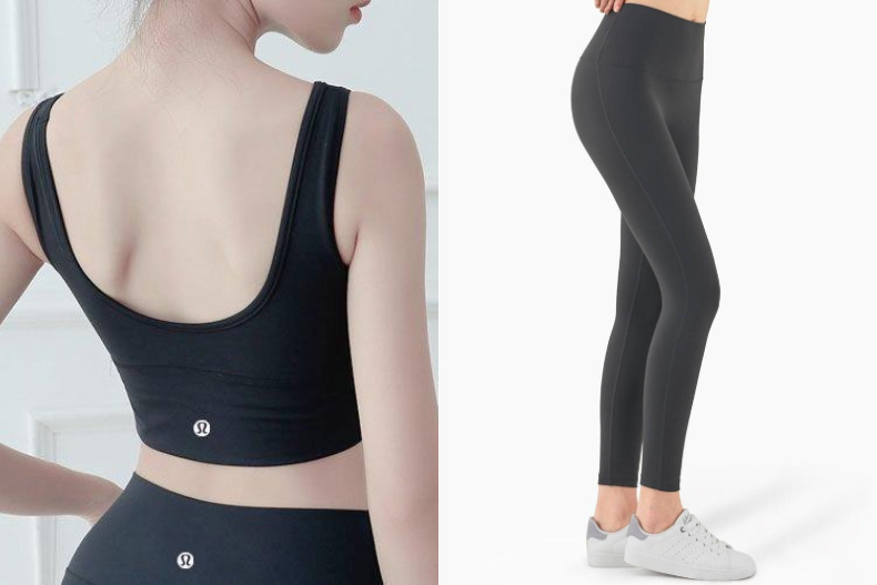 lululemon特價單品1.瑜伽健身運動內衣＋緊身褲套裝