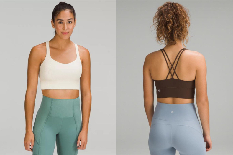 lululemon特價單品3.Free to Be 長款羅紋運動文胸