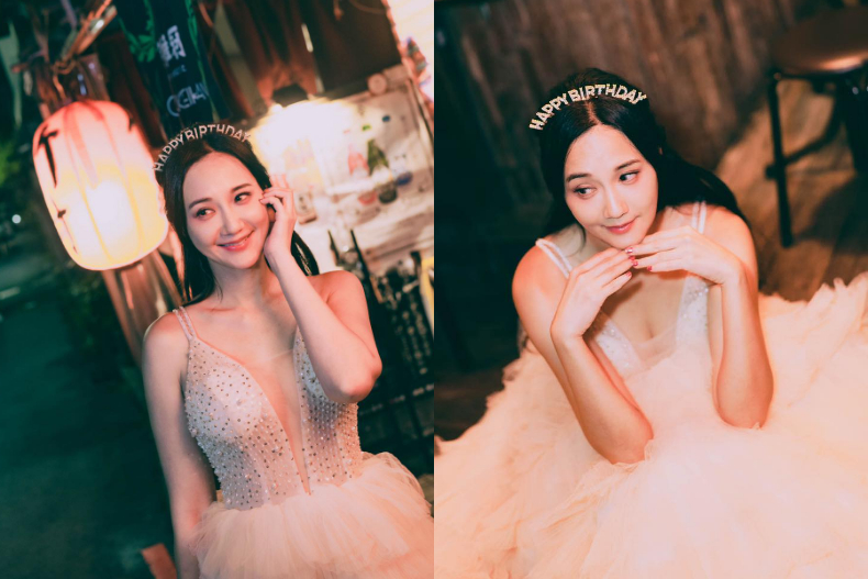 離婚3年變更美！何妤玟47歲生日曬「深V絕美婚紗照」：真實感受到歲月帶給我的美好
