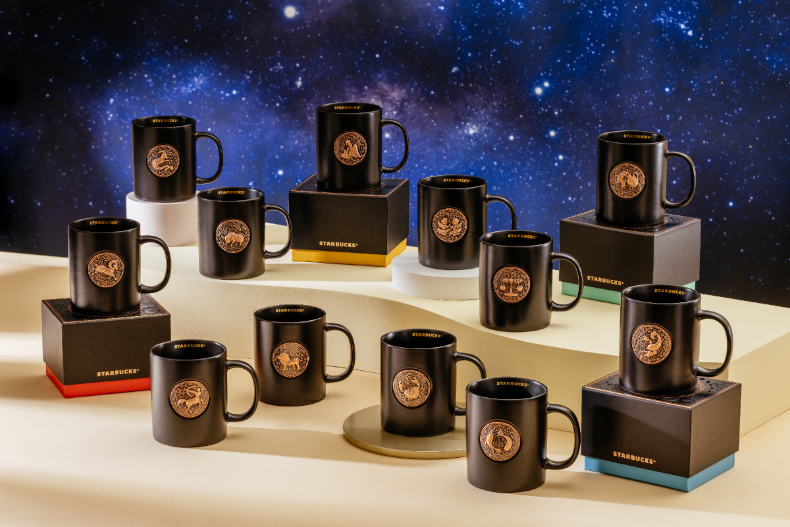 星巴克「好友分享日」限時15天連發！2024全新星座杯、龍年限定商品登場