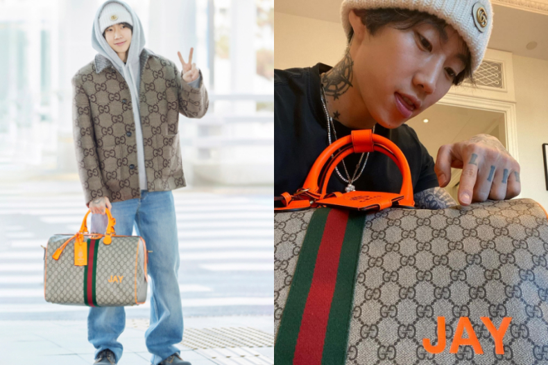 IU「柔和桃」夢幻髮色超仙！一身GUCCI成最美機場穿搭，朴宰範＆許光漢飛米蘭帥翻