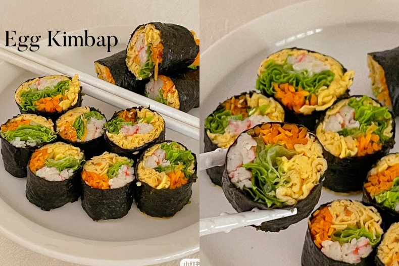 懶人減肥食譜5：無米韓式雞蛋壽司