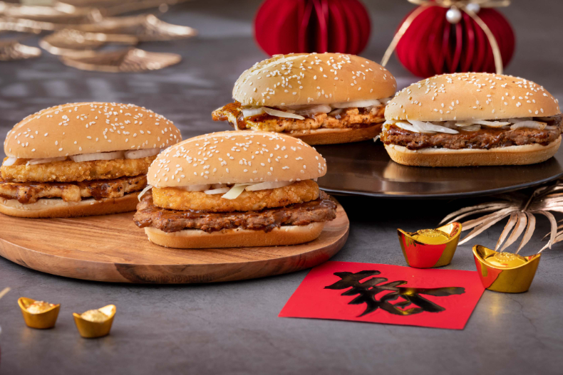 Hello Kitty可愛登入麥當勞，7款限定包裝要收藏！過年必吃金迎招財薯來堡、紅豆派回歸