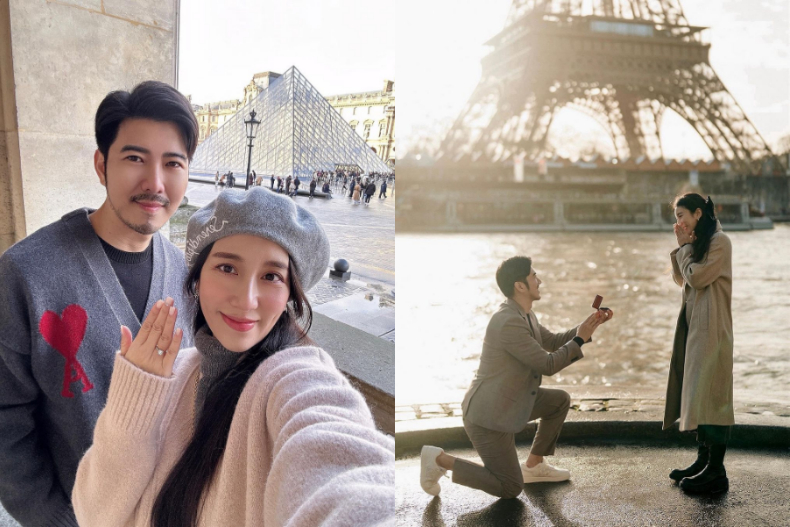 Apple超閃單鑽求婚戒是這牌子！公開「老公巴黎求婚細節」，甜喊：謝謝你的浪漫