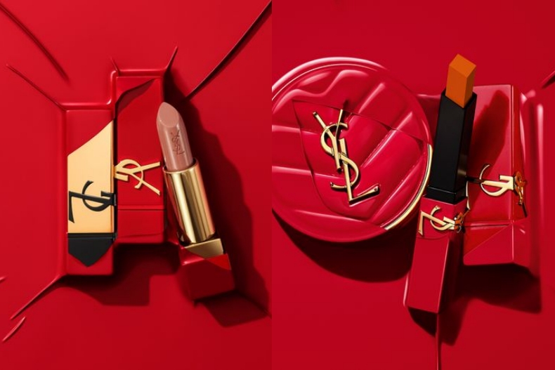 2024情人節禮物唇膏推薦：YSL 情人節限量奢華緞面絲絨唇膏