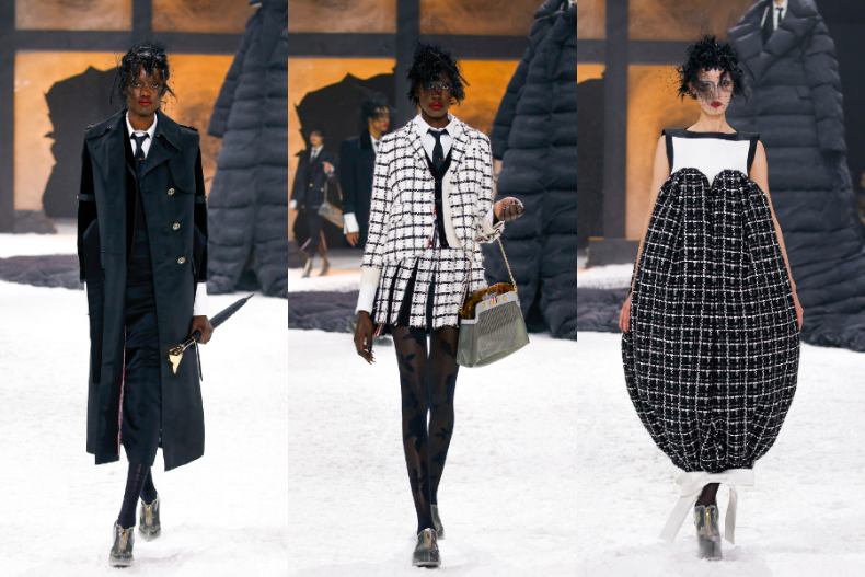 Thom Browne 2024 秋冬系列大秀！詭譎又迷人，重現驚悚始祖愛倫坡《渡鴉》