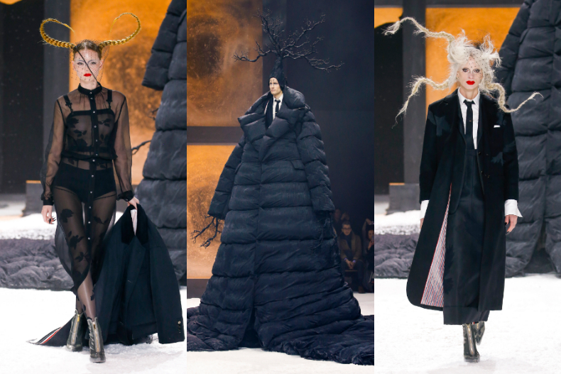 Thom Browne 2024 秋冬系列大秀！詭譎又迷人，重現驚悚始祖愛倫坡《渡鴉》