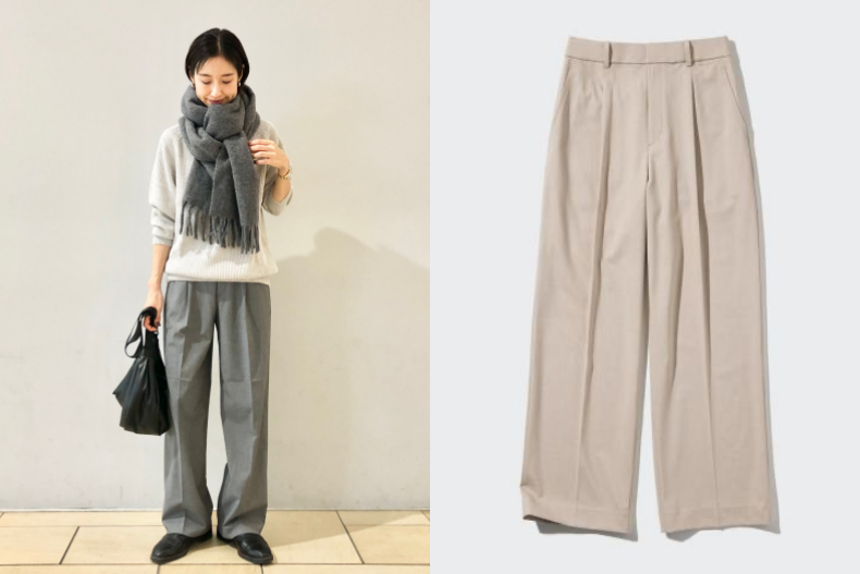 UNIQLO日本店員都包色的最美「寬褲」找到了!梨形身材友善、貨號、加長款特搜!