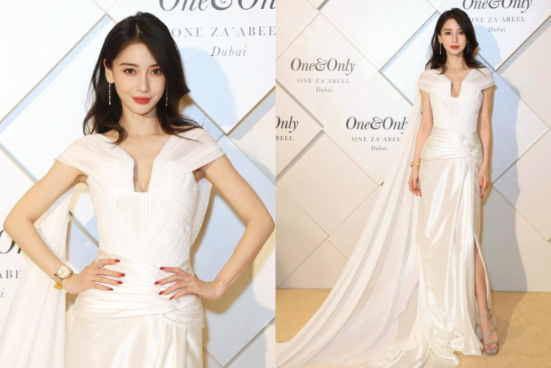 FotoJet - FotoJet.jpg Angelababy全球首穿Georges Chakra春夏訂製系列禮服