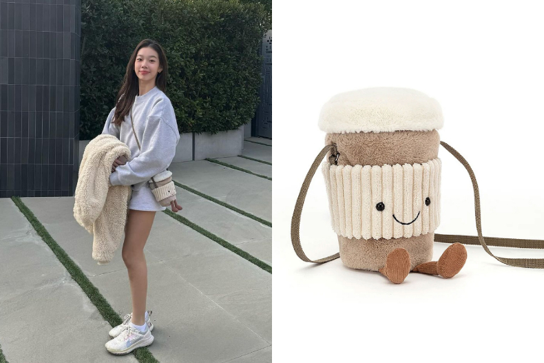 時尚品味接地氣！曾馨瑩女兒「拿鐵包包」2千有找，全球爆紅你一定要認識