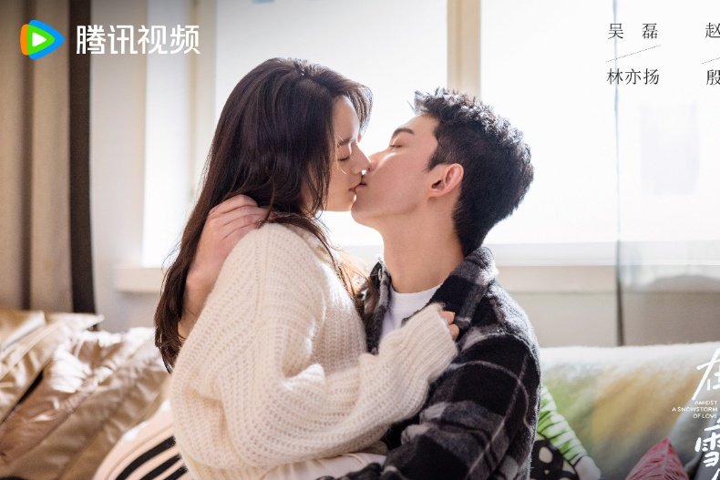 吻戲最多的甜寵劇Top7.《在暴雪時分》／吻戲總共26場