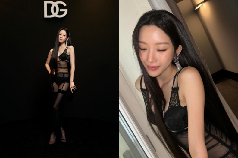 FotoJet - FotoJet.jpg 看秀穿搭差很多!53歲李英愛「優雅穿搭」獲好評,文佳煐內衣外穿挨轟:情趣內衣?