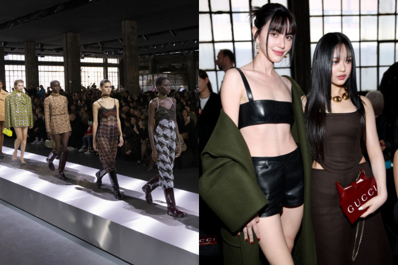 Gucci 盛大發表最新2024秋冬女裝時裝秀
