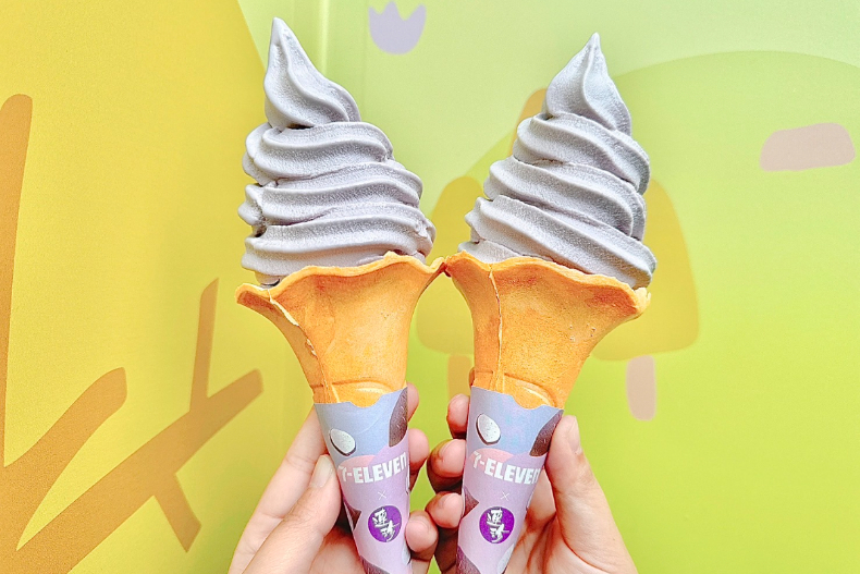 7－11聯名連珍驚喜推「芋頭霜淇淋」，這12天買一送一！粉嫩櫻花思樂冰同步上市