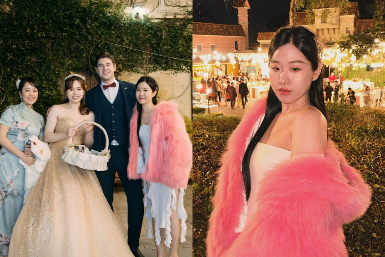 吳宗憲三女兒真的漂亮！Olivia婚禮穿搭又甜又辣，小露乳溝＋美腿網友秒戀愛求婚
