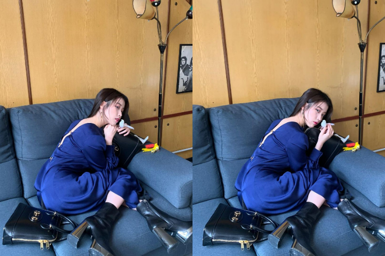 IU魅力無法擋！女神私下愛揹「GUCCI包包」特搜，全新「酒紅色賈姬包」放下手機沒問題～