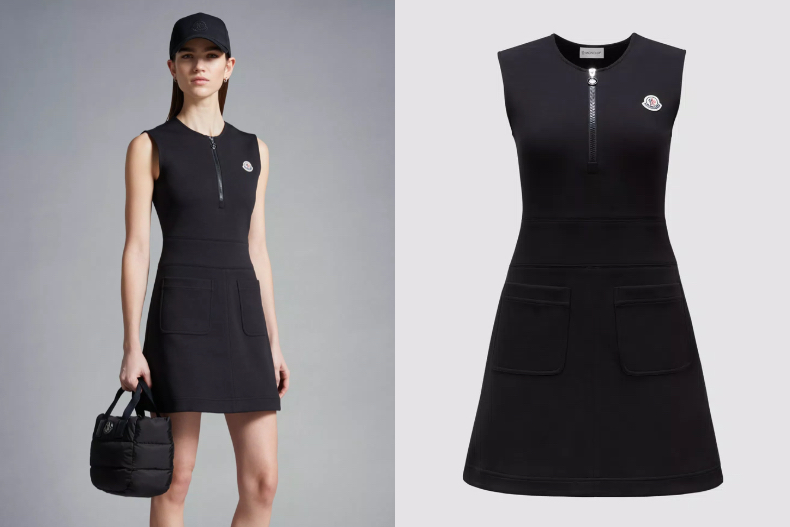 Moncler春夏新品推薦2.棉質混紡連身裙
