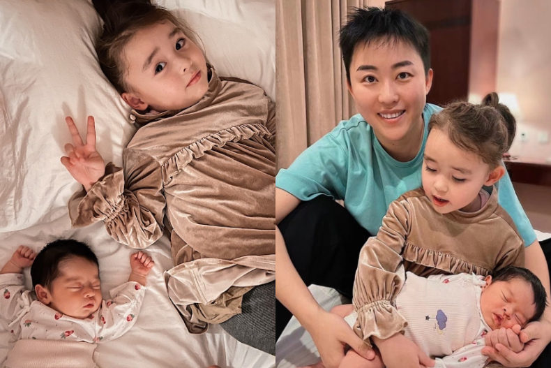 女CEO「未婚買精懷第三胎」，穿西裝挺6個月孕肚超霸氣！混血女兒胎內記憶成真