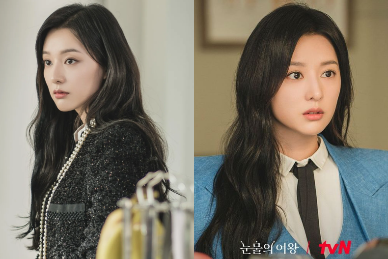 《淚之女王》金智媛「黑髮髮型」範本推薦！波浪燙、層次剪超顯小臉，黑髮更減齡不過時！