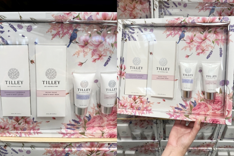 2024好市多美妝推薦：TILLEY 皇家特莉寵愛身體洗護香氛禮盒，NT.699