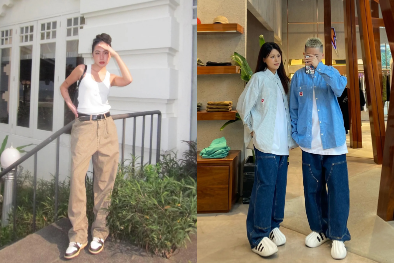 Carhartt「這件」牛仔神褲被譽為2024必敗的一條！不挑身形、甜帥女孩皆可駕馭