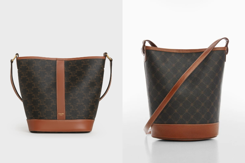 MANGO大牌平替款1.CELINE BUCKET手袋