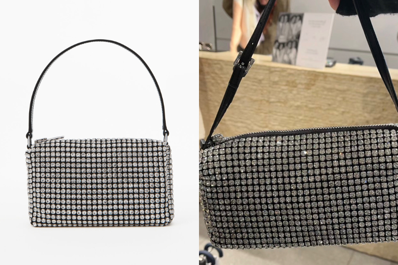 MANGO大牌平替款3.Alexanderwang heiress水鑽手拿包