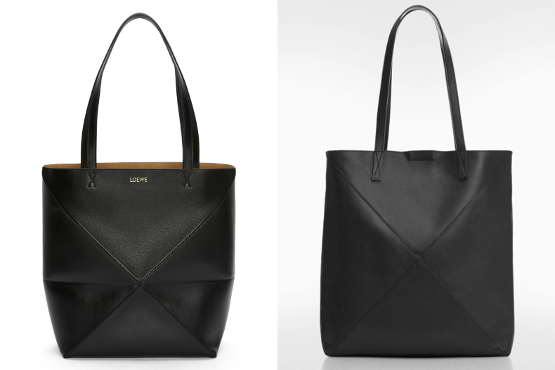 MANGO大牌平替款4.LOEWE Puzzle Fold Tote